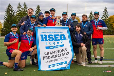RSEQ 2025 - Rugby M - Finale - ETS vs Université de Montréal - Après Match