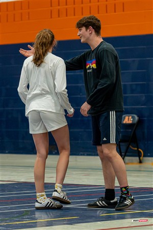 Représentation théâtrale d'avant match - Volleyball