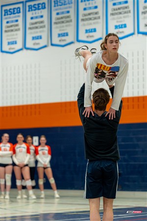 Représentation théâtrale d'avant match - Volleyball