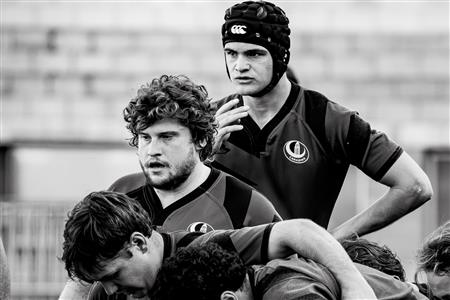 RSEQ 2025 - Rugby M - McGill University vs Université de Montréal - B&W