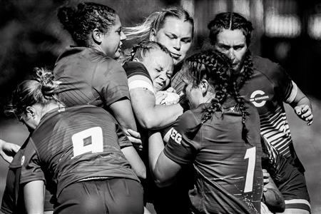 RSEQ 2025 - Rugby F - Semi Final - Concordia U. vs Ottawa U. - B&W