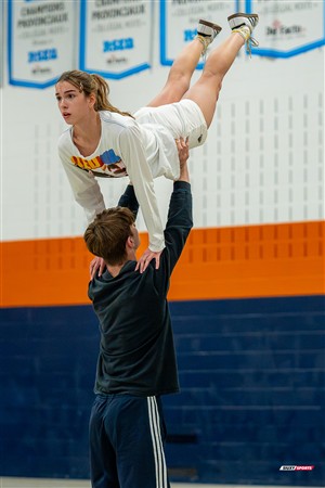 Représentation théâtrale d'avant match - Volleyball