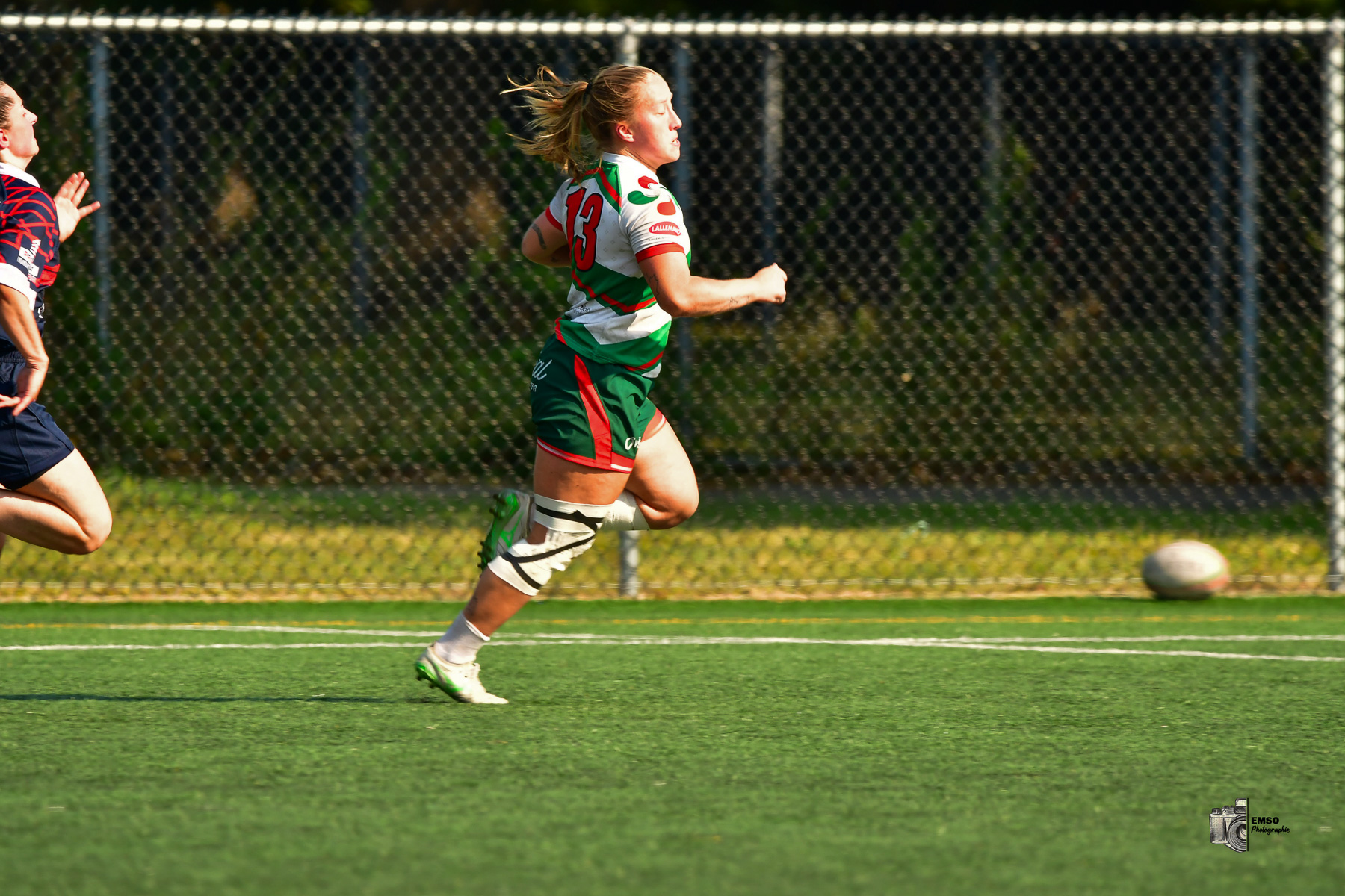 Mahalia ROBINSON -  Rugby Club de Montréal - Braves de Trois-Rivières - Rugby - RQ 2025 - LPR2 F - Demi Finale - RCM (48) vs (14) Braves de Trois-Rivières (#RQ25LP2FRCMB8) Photo by: emso photo | Siuxy Sports 2025-08-09
