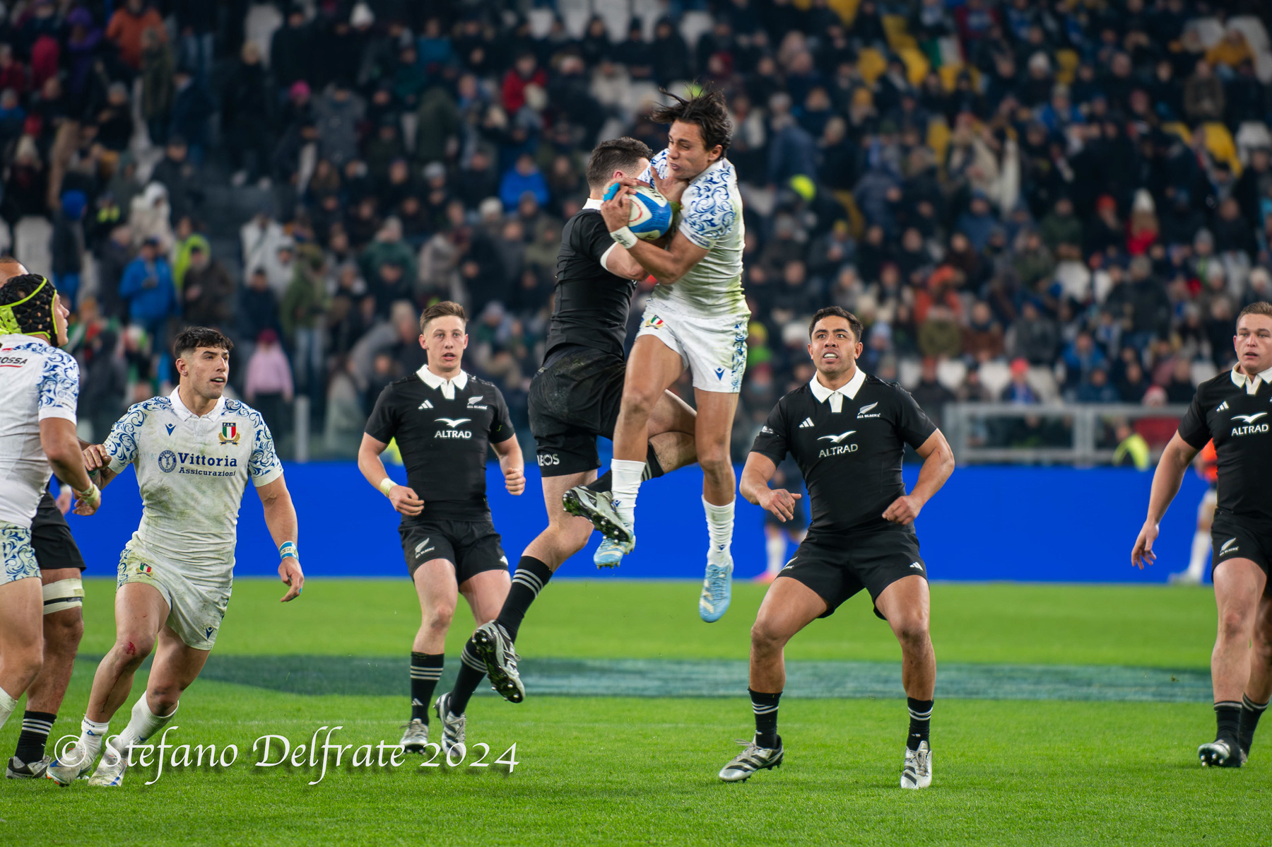  Nazionale di rugby a 15 dell'Italia - New Zealand national rugby union team - Rugby - 2024 Autumn Nations Series - Italia vs All Blacks (#2024AUTITNZ11) Photo by: Stefano Delfrate | Siuxy Sports 2024-11-23