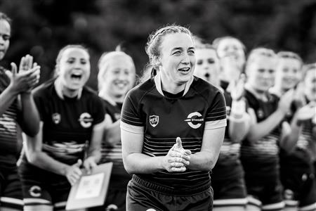RSEQ 2025 - Rugby F Final Bronze - Concordia vs U. de Montréal - Before & After Match - B&W