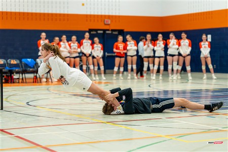 Représentation théâtrale d'avant match - Volleyball