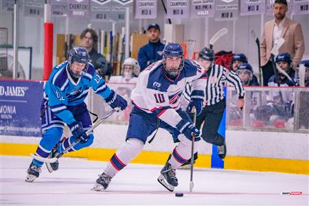 RSEQ 2025 - Hockey M D2 - Piranhas ETS vs Torrents Université du Québec en Outaouais - Match