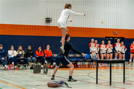 Représentation théâtrale d'avant match - Volleyball