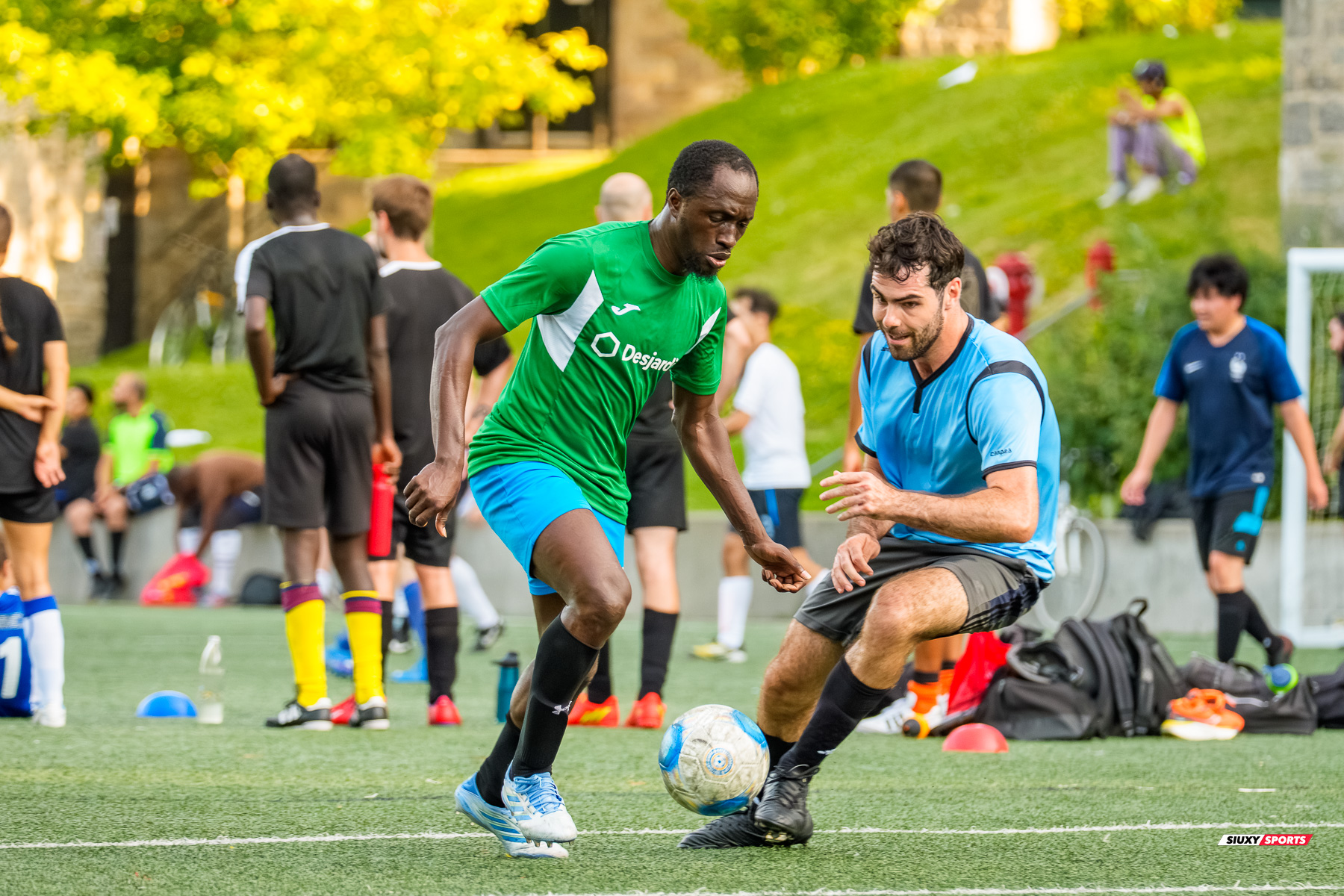   -  - Soccer - Corporate Soccer 2025 - Team Luka vs Team Desjardins (#CS25LUKDES7) Photo by: Dan Taylor-Morin | Siuxy Sports 2025-07-24