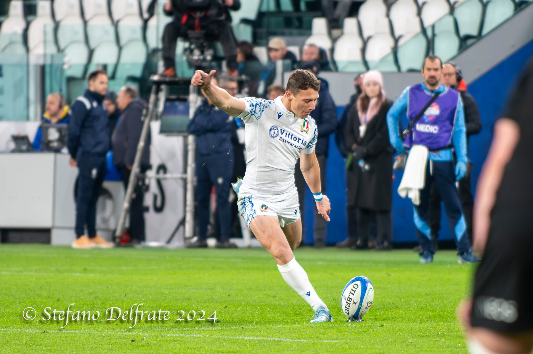 Nazionale di rugby a 15 dell'Italia - New Zealand national rugby union team - Rugby - 2024 Autumn Nations Series - Italia vs All Blacks (#2024AUTITNZ11) Photo by: Stefano Delfrate | Siuxy Sports 2024-11-23