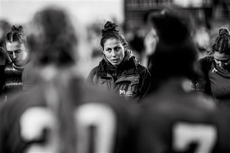 RSEQ 2025 - Rugby F Final Bronze - Concordia vs U. de Montréal - Before & After Match - B&W