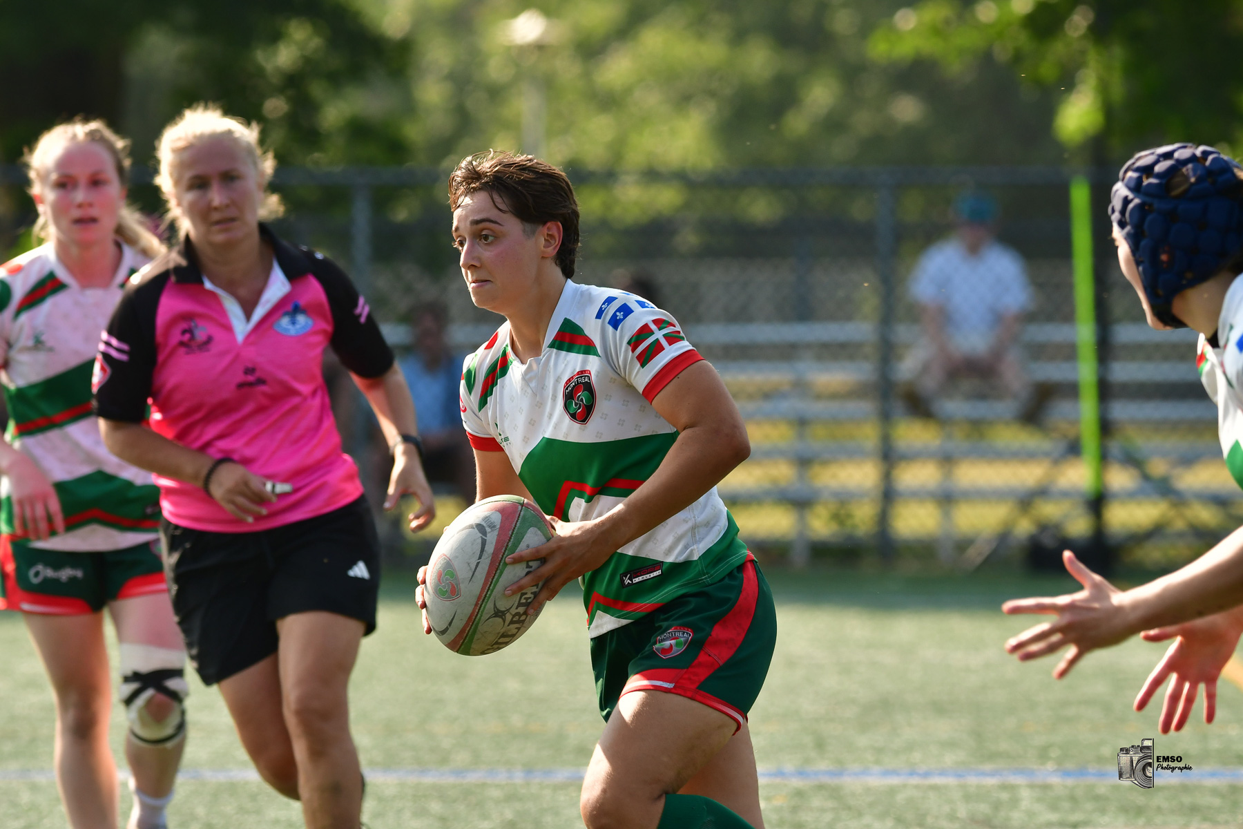 Camille BANNAY -  Rugby Club de Montréal - Braves de Trois-Rivières - Rugby - RQ 2025 - LPR2 F - Demi Finale - RCM (48) vs (14) Braves de Trois-Rivières (#RQ25LP2FRCMB8) Photo by: emso photo | Siuxy Sports 2025-08-09