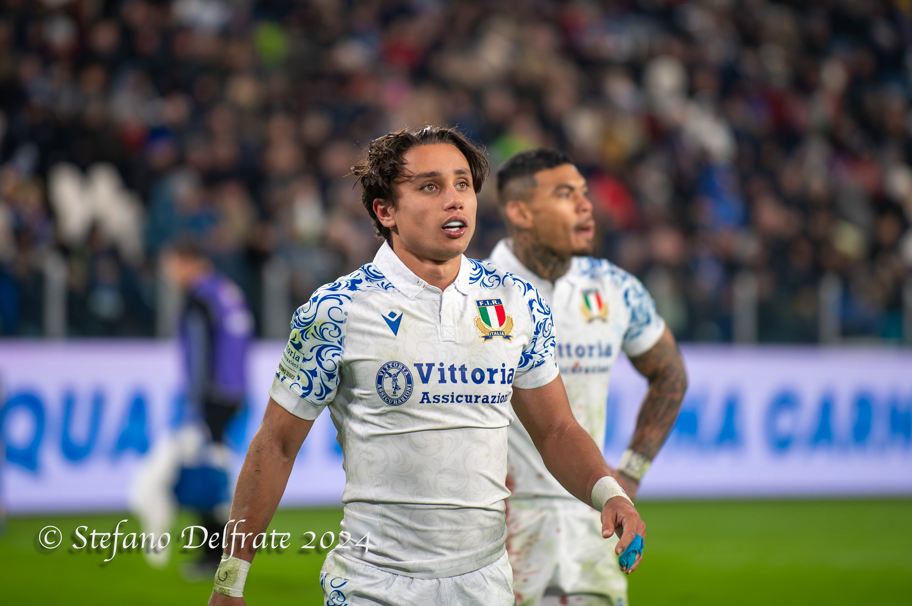 Ange CAPUOZZO -  Nazionale di rugby a 15 dell'Italia - New Zealand national rugby union team - Rugby - 2024 Autumn Nations Series - Italia vs All Blacks (#2024AUTITNZ11) Photo by: Stefano Delfrate | Siuxy Sports 2024-11-23