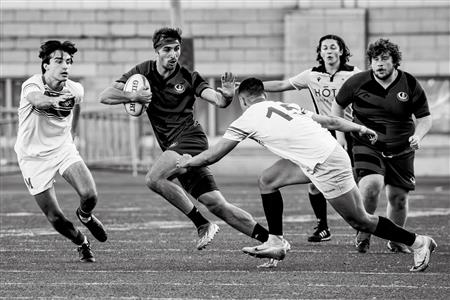 RSEQ 2025 - Rugby M - McGill University vs Université de Montréal - B&W
