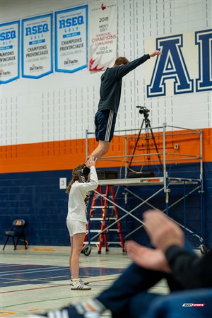 Représentation théâtrale d'avant match - Volleyball