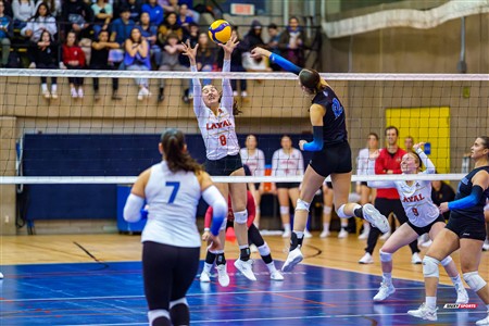 RSEQ 2025 - Volleyball F Finale 1 - Université de Montréal (3) vs (1) Université Laval