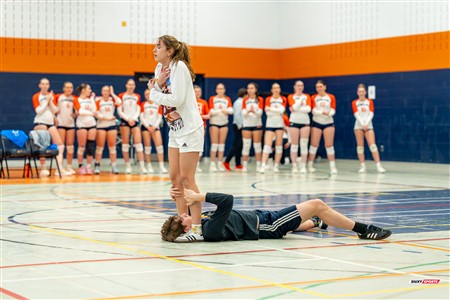 Représentation théâtrale d'avant match - Volleyball