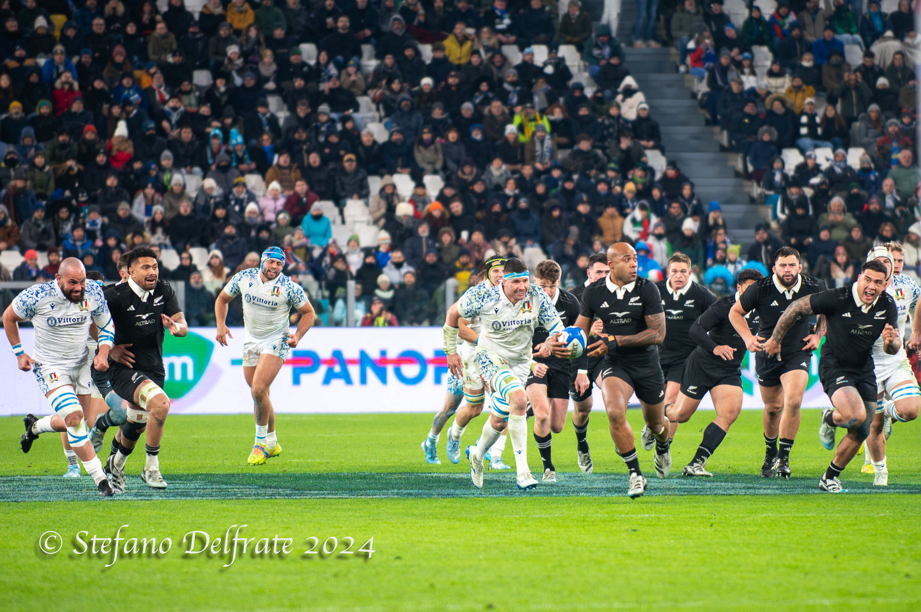  Nazionale di rugby a 15 dell'Italia - New Zealand national rugby union team - Rugby - 2024 Autumn Nations Series - Italia vs All Blacks (#2024AUTITNZ11) Photo by: Stefano Delfrate | Siuxy Sports 2024-11-23