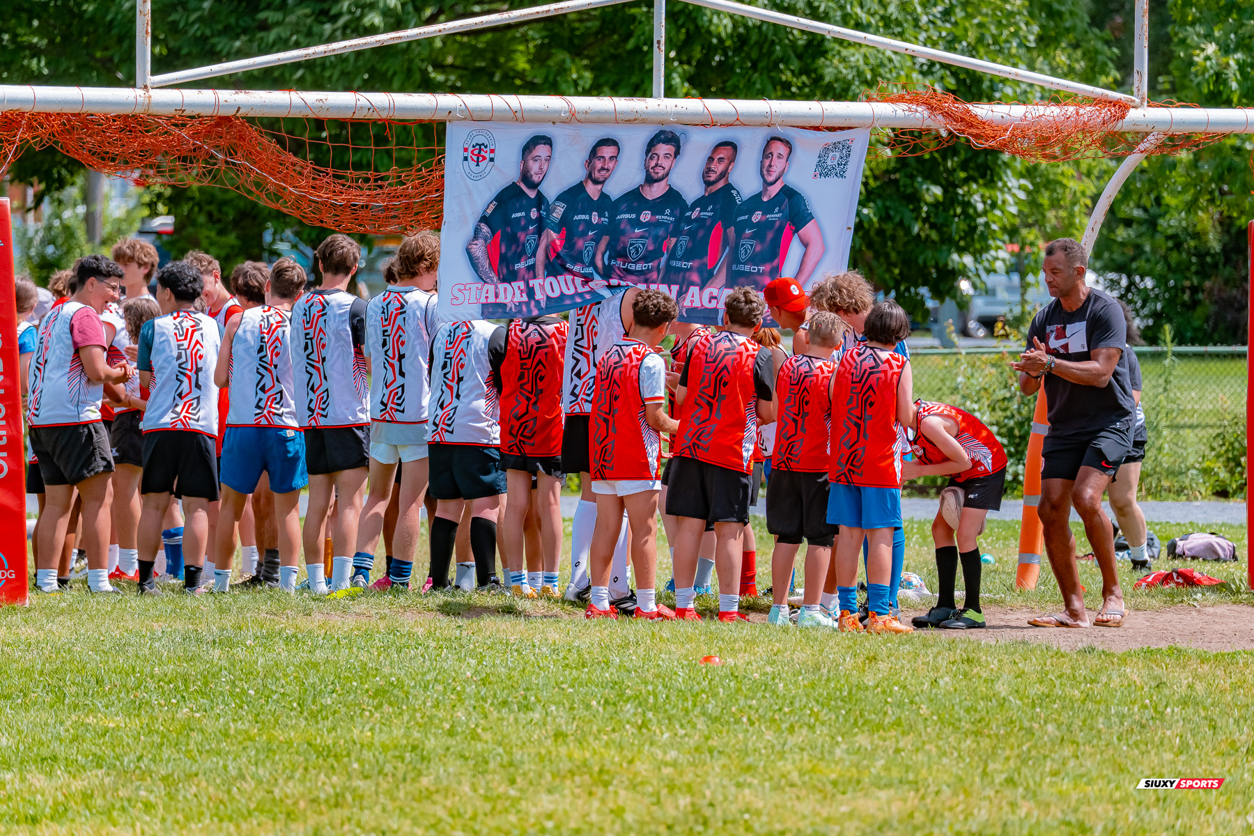 Anthony JELONCH - Romain N'TAMACK -  NDG Rugby - Stade Toulousain - Rugby - 2025 Stade Toulousain - Academie Rugby - Dragons NDG (#2025NDGSTA7) Photo by:  | Siuxy Sports 2025-07-04