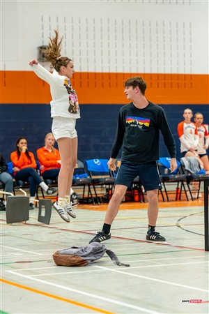 Représentation théâtrale d'avant match - Volleyball