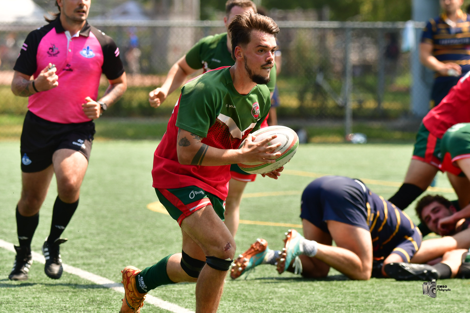 Quentin RUDA -  Rugby Club de Montréal - Town of Mount Royal RFC - Rugby - RQ 2025 - SL M - Semi Final - TMR (17) vs (3) RCM - Reel Emso Photo (#RQ25SLMMRM28) Photo by: emso photo | Siuxy Sports 2025-08-09