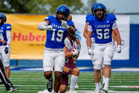 RSEQ 2025 - Football Universitaire - Carabins de Montréal (41) vs (14) Stingers de Concordia - Match