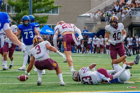 RSEQ 2025 - Football Universitaire - Carabins de Montréal (41) vs (14) Stingers de Concordia - Match