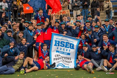 RSEQ 2025 - Rugby M - Finale - ETS vs Université de Montréal - Après Match
