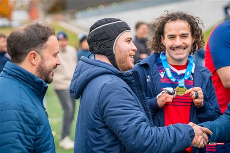 RSEQ 2025 - Rugby M - Finale - ETS vs Université de Montréal - Remise de médailles