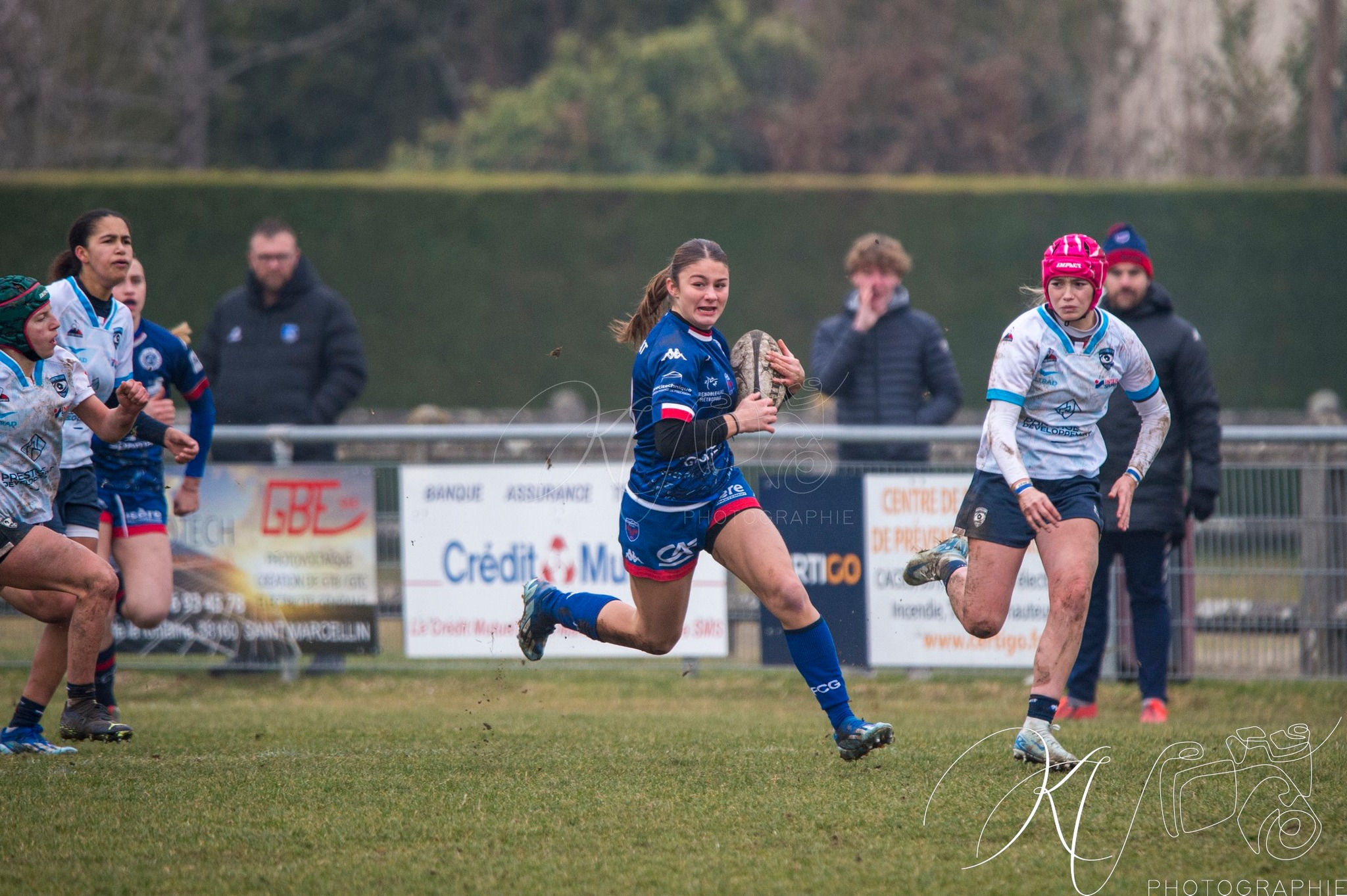  FC Grenoble Rugby - Montpellier Hérault Rugby - Rugby - FFR 2025 - U-18 Fém - Grenoble vs Montpellier (#FFR25U18GREMON1) Photo by: Karine Valentin | Siuxy Sports 2025-01-18