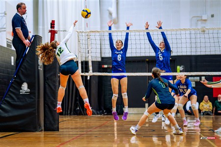 RSEQ 2025 - Volleyball F D2 - Championnat de Conférence - Dawson (0) vs (2) Montmorency