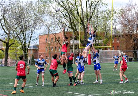 RQ 2025 - Parc Olympique vs Rugby Club de Montréal - Reel Daniel Bastien