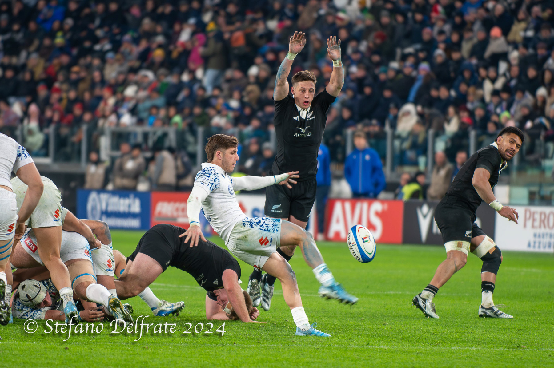  Nazionale di rugby a 15 dell'Italia - New Zealand national rugby union team - Rugby - 2024 Autumn Nations Series - Italia vs All Blacks (#2024AUTITNZ11) Photo by: Stefano Delfrate | Siuxy Sports 2024-11-23