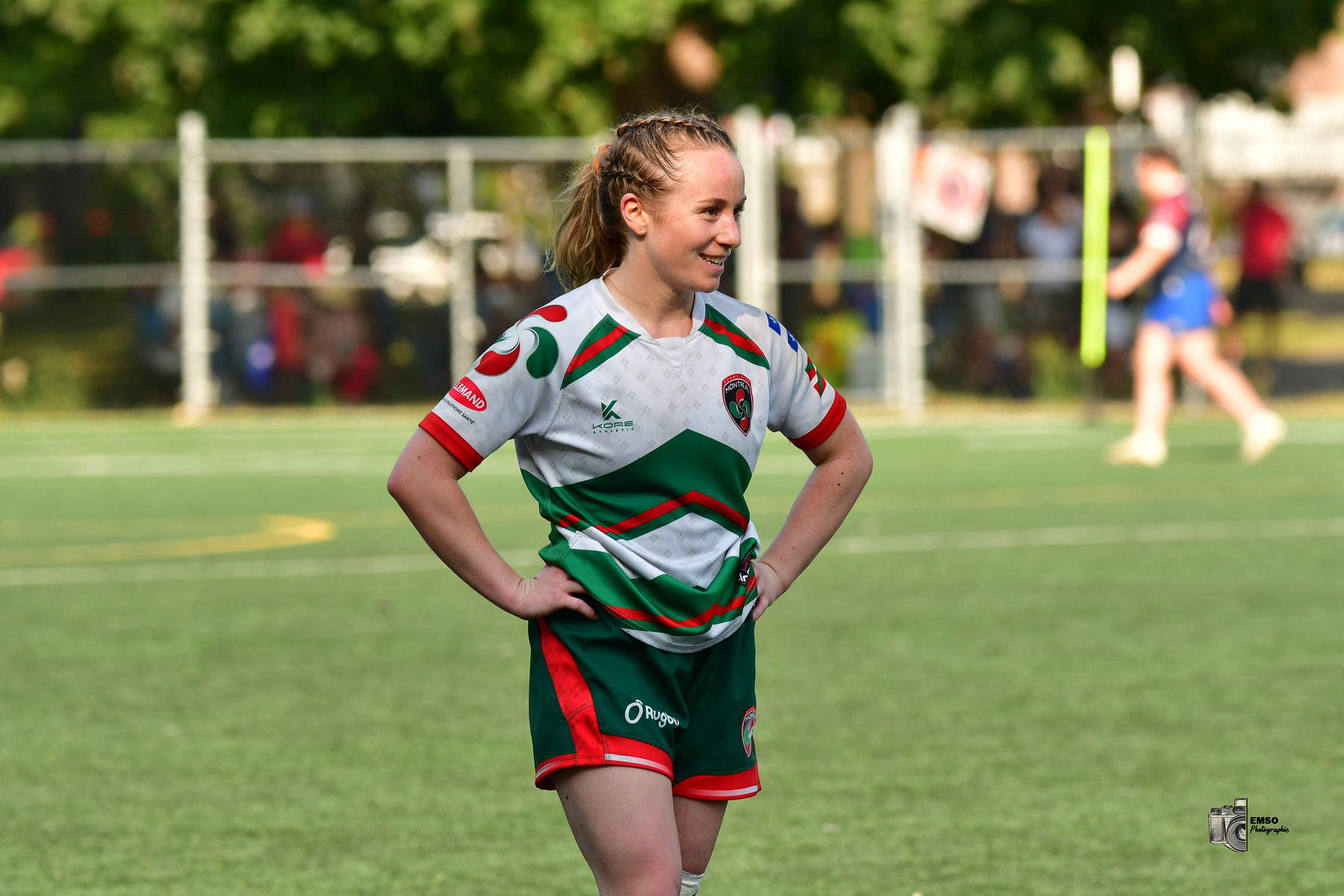 Emeline DELAMARRE -  Rugby Club de Montréal - Braves de Trois-Rivières - Rugby - RQ 2025 - LPR2 F - Demi Finale - RCM (48) vs (14) Braves de Trois-Rivières (#RQ25LP2FRCMB8) Photo by: emso photo | Siuxy Sports 2025-08-09