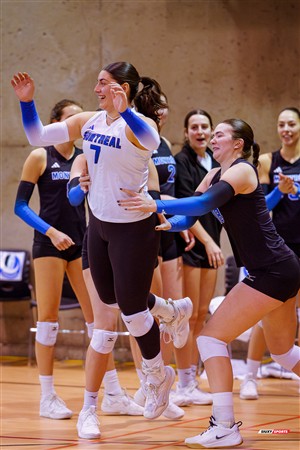 RSEQ 2025 - Volleyball F - Université de Montréal (3) vs (0) ETS