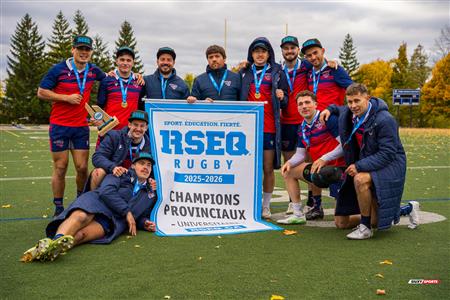 RSEQ 2025 - Rugby M - Finale - ETS vs Université de Montréal - Après Match