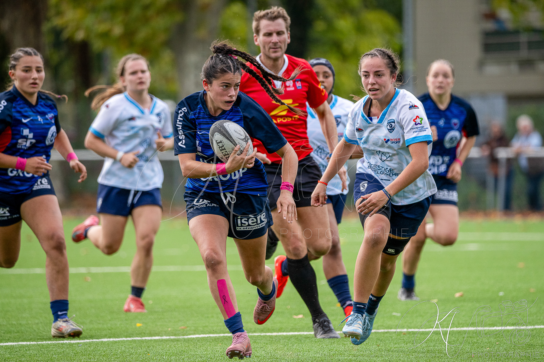  FC Grenoble Rugby - Montpellier Hérault Rugby - Rugby - FFR 2025 - U18 F - Amazones FCG vs Montpellier (#FFR25U18FAM10) Photo by: Karine Valentin | Siuxy Sports 2025-10-18