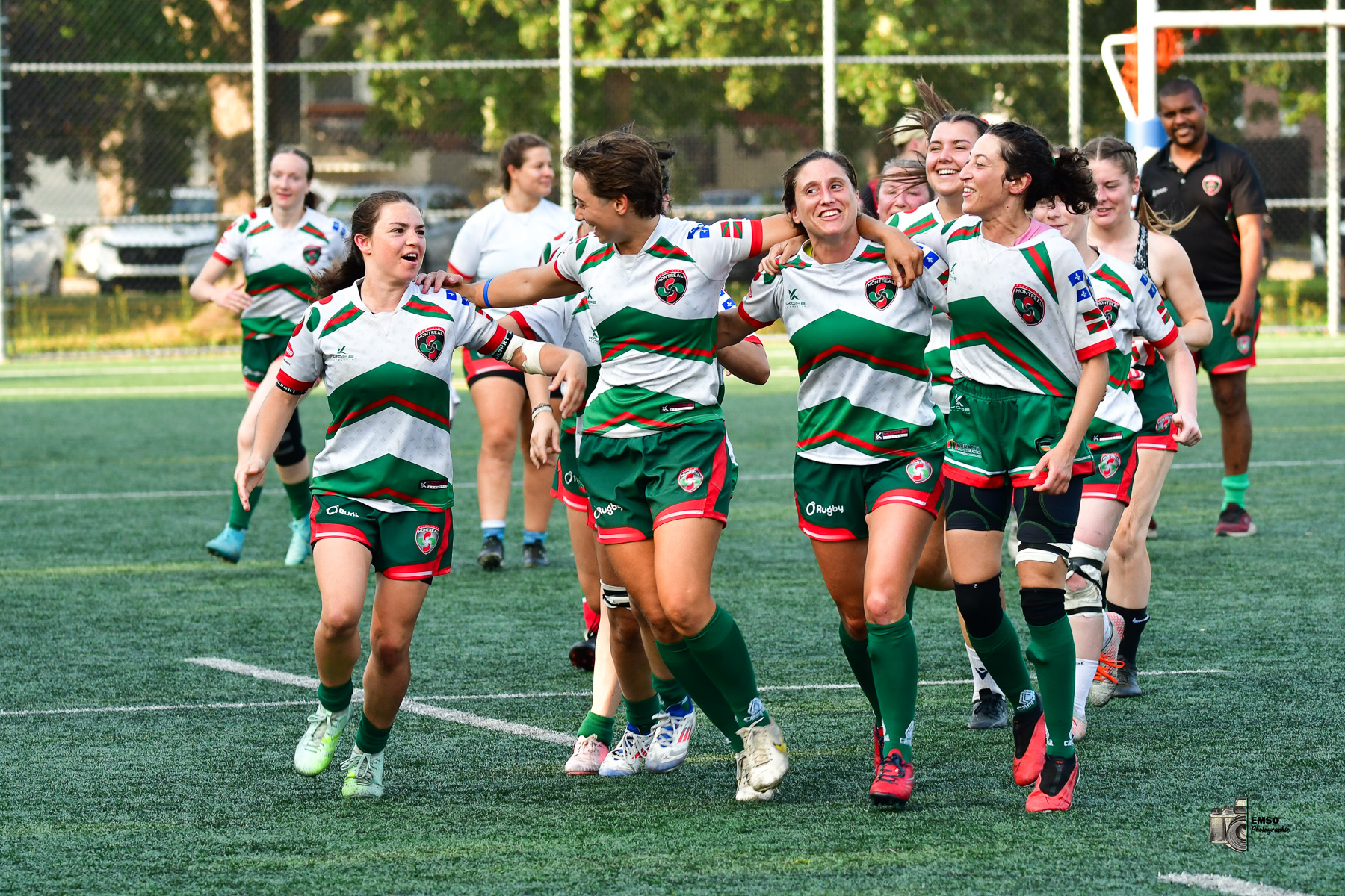 Yasmine KESSACI - Amélie RAGO -  Rugby Club de Montréal - Braves de Trois-Rivières - Rugby - RQ 2025 - LPR2 F - Demi Finale - RCM (48) vs (14) Braves de Trois-Rivières (#RQ25LP2FRCMB8) Photo by: emso photo | Siuxy Sports 2025-08-09