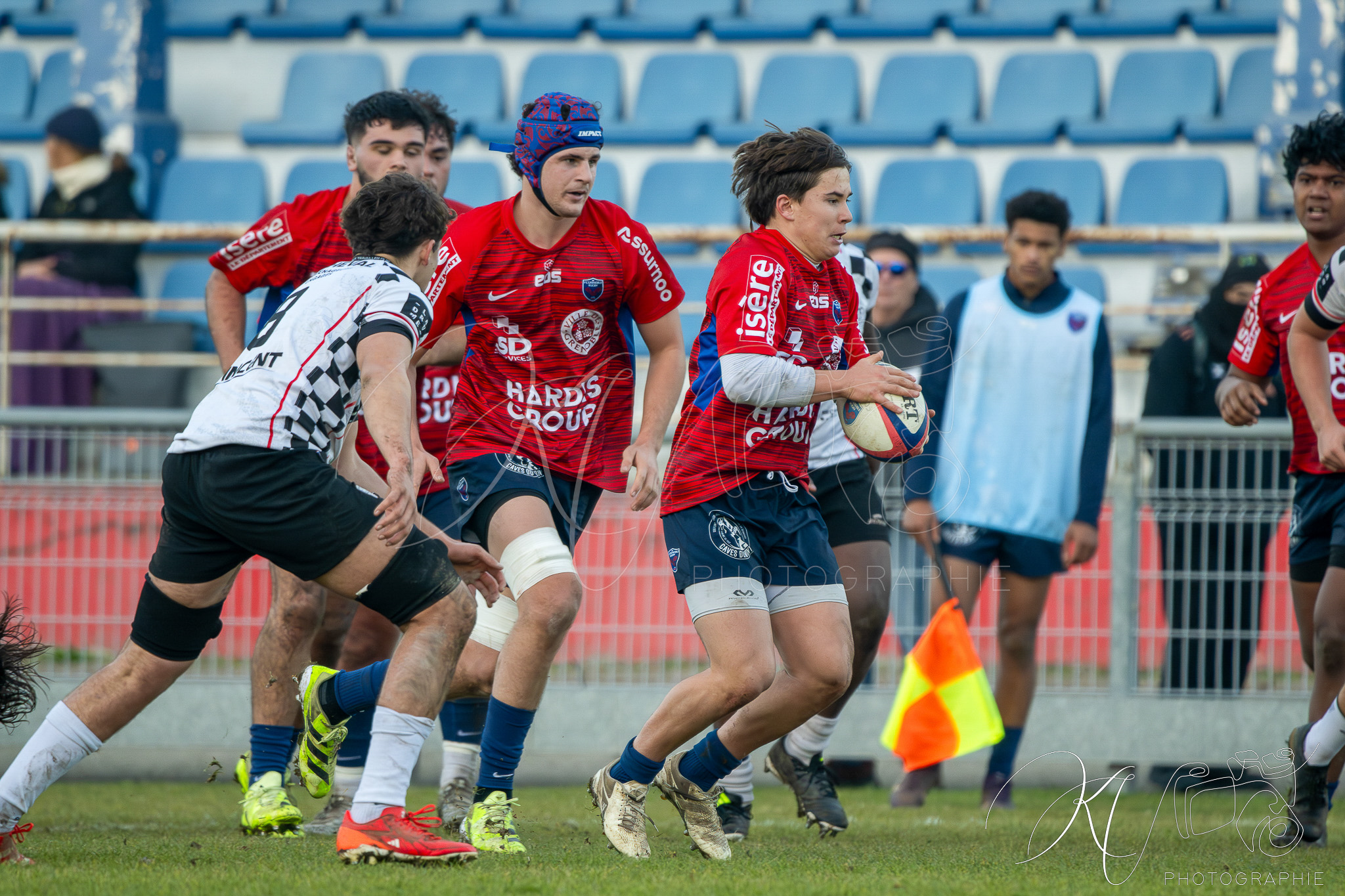  FC Grenoble Rugby - Valence Romans DR - Rugby - FFR 2025 - Alamercery Crabos - FC Grenoble vs Valence Romands DR (#FFR25AVGVR12) Photo by: Karine Valentin | Siuxy Sports 2025-12-13