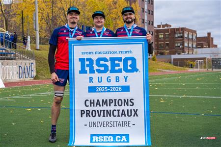 RSEQ 2025 - Rugby M - Finale - ETS vs Université de Montréal - Après Match