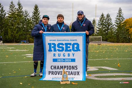 RSEQ 2025 - Rugby M - Finale - ETS vs Université de Montréal - Après Match