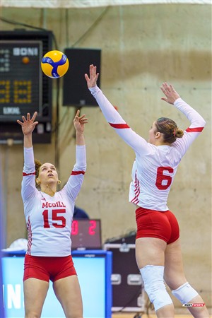 RSEQ 2025 - Volleyball F - 1/2 finale 1 - U de Montréal (1) vs (3) McGill