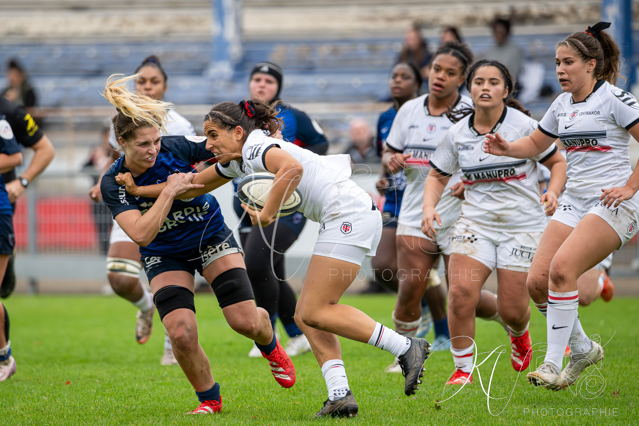  FC Grenoble Rugby - Stade Toulousain - Rugby - FFR 2025 - Elite 1 - Amazones FC Grenoble vs Stade Toulousain (#FFR25E1FCGT11) Photo by: Karine Valentin | Siuxy Sports 2025-11-02