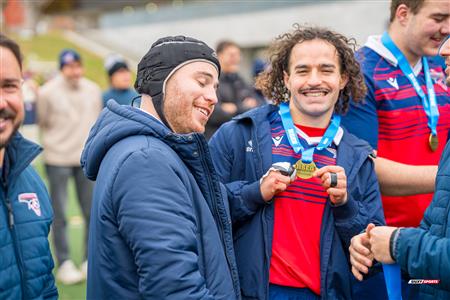 RSEQ 2025 - Rugby M - Finale - ETS vs Université de Montréal - Remise de médailles