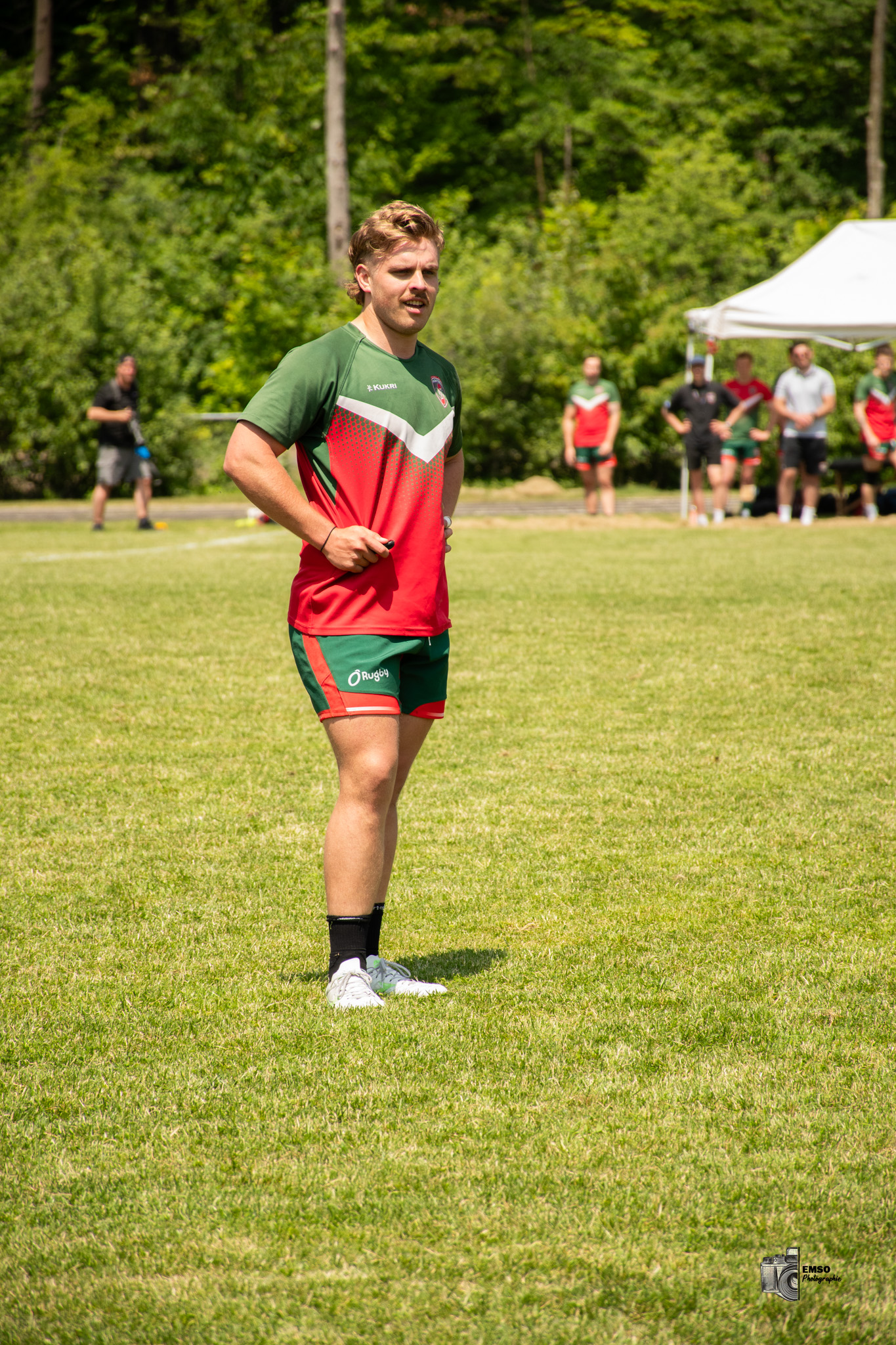 Julien JACQUES -  Sainte-Anne-de-Bellevue RFC - Rugby Club de Montréal - Rugby - RQ 2025 - SL R M - Sainte-Anne-de-Bellevue vs Rugby Club de Montréal (#RQ25SLMRSAR66) Photo by: emso photo | Siuxy Sports 2025-06-14