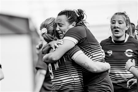 RSEQ 2025 - Rugby F Final Bronze - Concordia vs U. de Montréal - Before & After Match - B&W