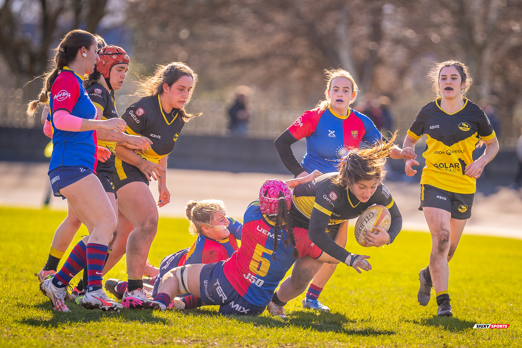  Getxo Artea Rugby Taldea - Futbol Club Barcelona Rugby - Rugby - FER 2025 - LIGA IBERDROLA - GETXO NESKAK (33) vs (12) AVFCBR FEM (#FER25LIGNBR01) Photo by: Fredy Monfoto | Siuxy Sports 2025-01-19