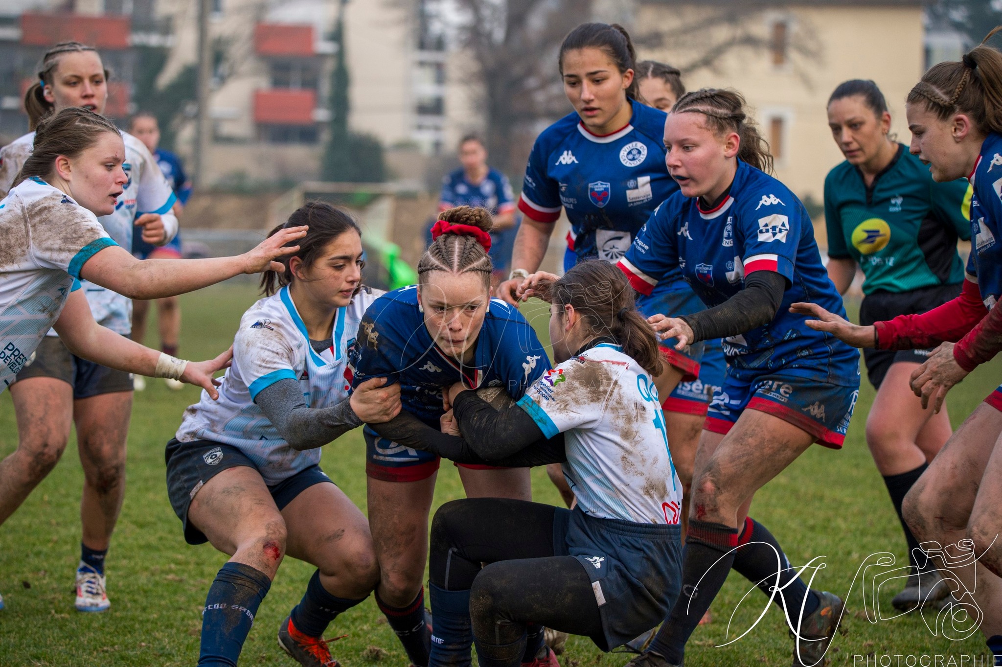  FC Grenoble Rugby - Montpellier Hérault Rugby - Rugby - FFR 2025 - U-18 Fém - Grenoble vs Montpellier (#FFR25U18GREMON1) Photo by: Karine Valentin | Siuxy Sports 2025-01-18