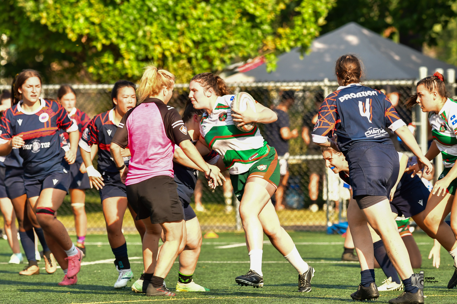 Pauline SILLY -  Rugby Club de Montréal - Braves de Trois-Rivières - Rugby - RQ 2025 - LPR2 F - Demi Finale - RCM (48) vs (14) Braves de Trois-Rivières (#RQ25LP2FRCMB8) Photo by: emso photo | Siuxy Sports 2025-08-09