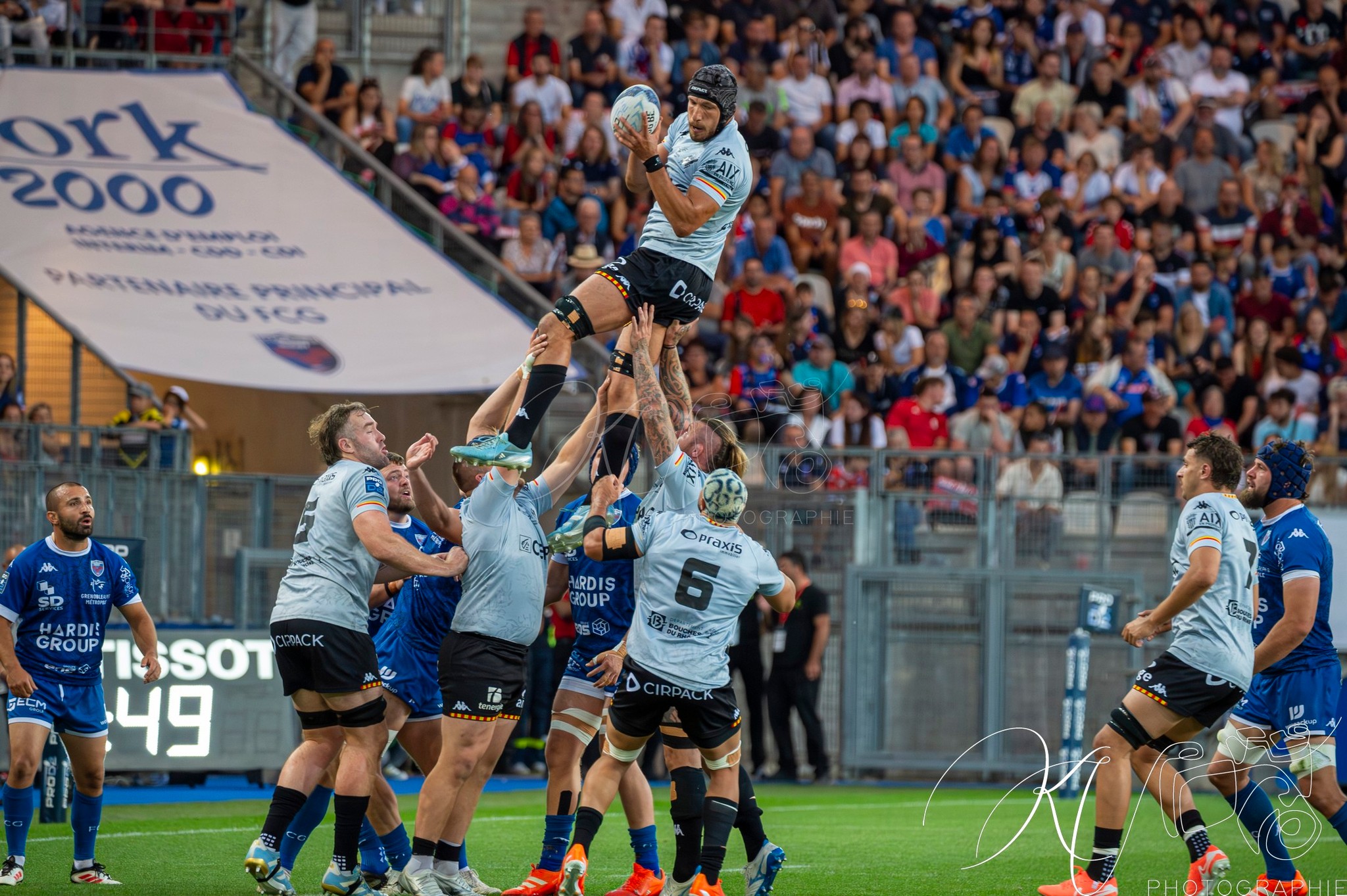  FC Grenoble Rugby - Provence - Rugby - FFR 2025 - PRO D2 -  1/2 Finale - Grenoble (38) vs (17) Provence (#PD225PD2GRPR5) Photo by: Karine Valentin | Siuxy Sports 2025-05-29